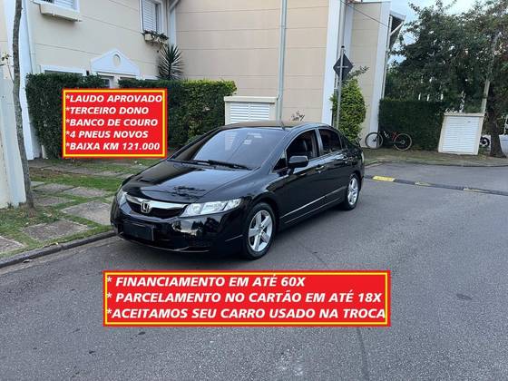 HONDA CIVIC 1.8 LXS 16V FLEX 4P AUTOMÁTICO